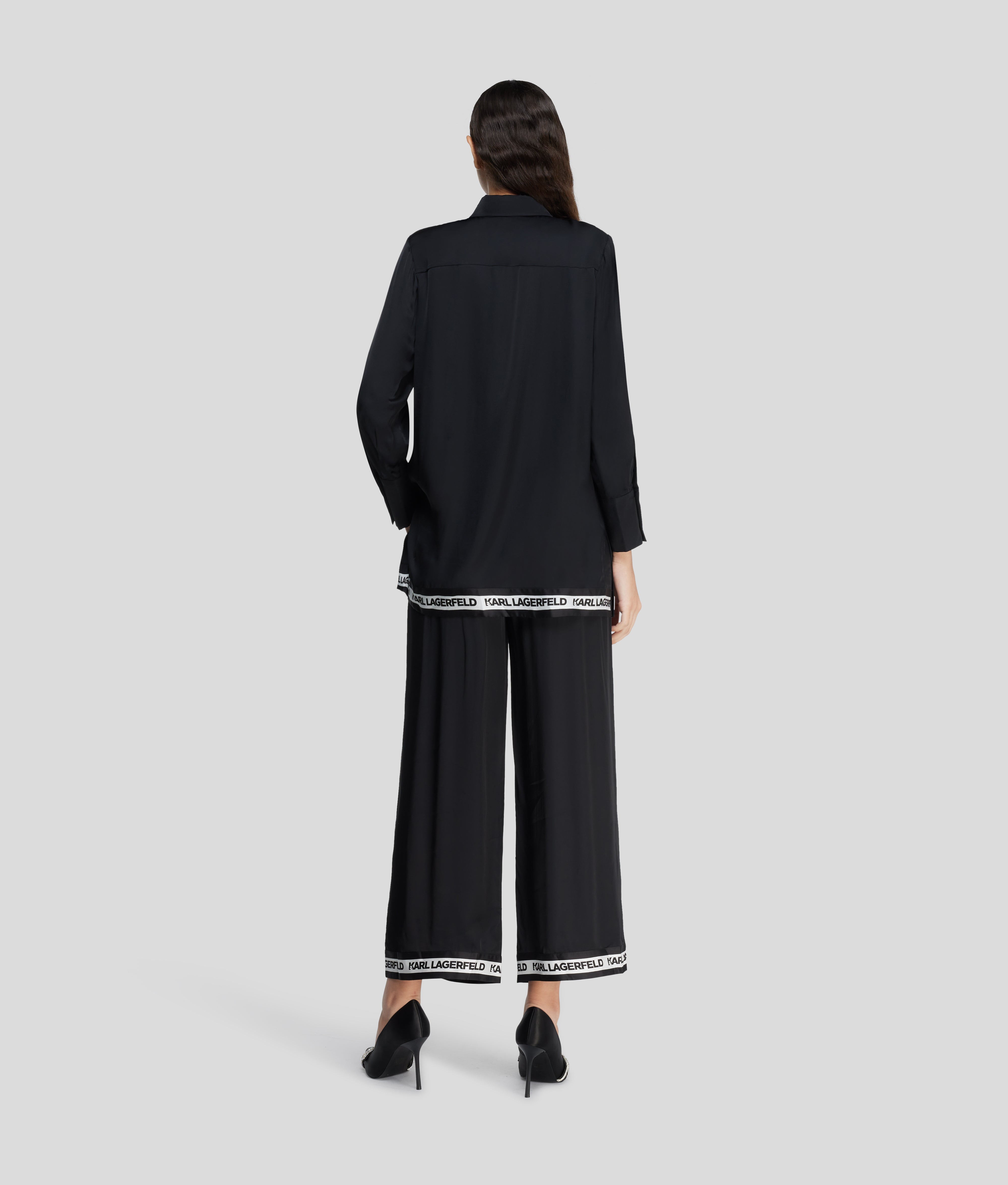 KARL SATIN PANTS