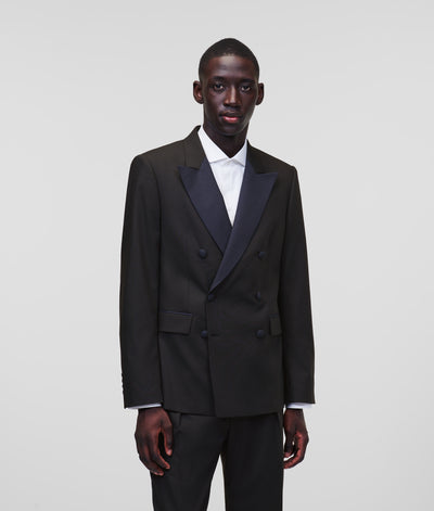 DOUBLE-BREASTED TAILORED BLAZER Men Jackets Karl Lagerfeld