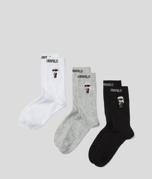 K Ikonik Socks 3 Pack Men Underwear Karl Lagerfeld