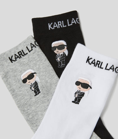 K/Ikonik Socks 3 Pack Men Underwear Karl Lagerfeld
