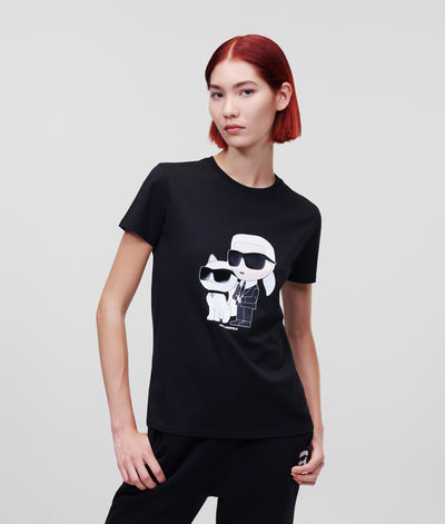 KARL IKONIK KARL & CHOUPETTE T-SHIRT Women T-Shirts Karl Lagerfeld