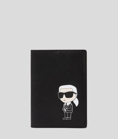 K/IKONIK LEATHER PASSPORT CASE Women Wallets & Small Accessories Karl Lagerfeld