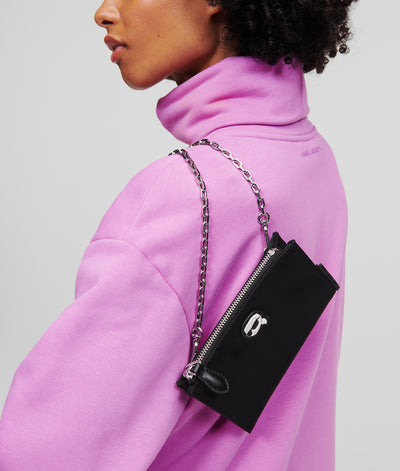 K/IKONIK NYLON POCHETTE Women Wallets & Small Accessories Karl Lagerfeld