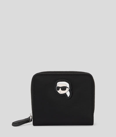 K/IKONIK  NYLON ZIP-AROUND WALLET Women Wallets & Small Accessories Karl Lagerfeld