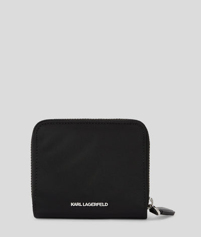 K/IKONIK  NYLON ZIP-AROUND WALLET Women Wallets & Small Accessories Karl Lagerfeld