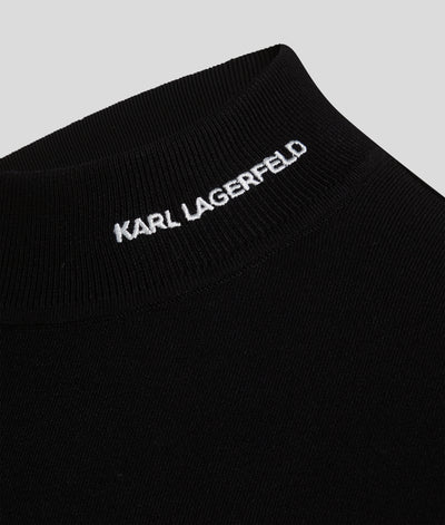 KARL LOGO TURTLE-NECK SWEATER Women Knitwear Karl Lagerfeld