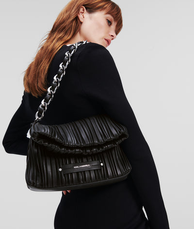 K/KUSHION CHAIN HANDLE MEDIUM FOLDED TOTE BAG Women Bags Karl Lagerfeld