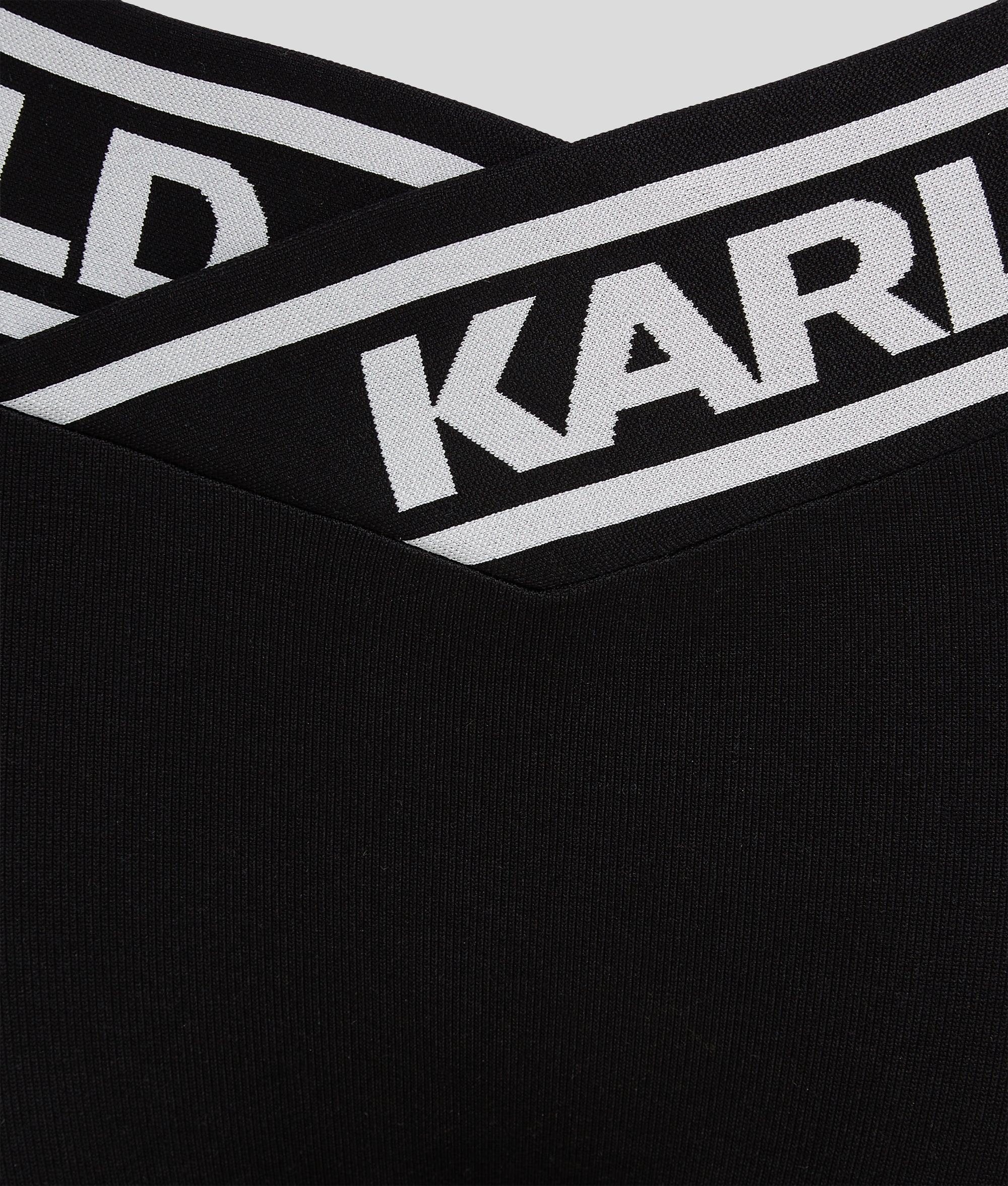 Karl Lagerfeld | Pants & Jumpsuits | Karl Lagerfeld Paris Black Faux  Leather Side Ponte Leggings Xxs | Poshmark