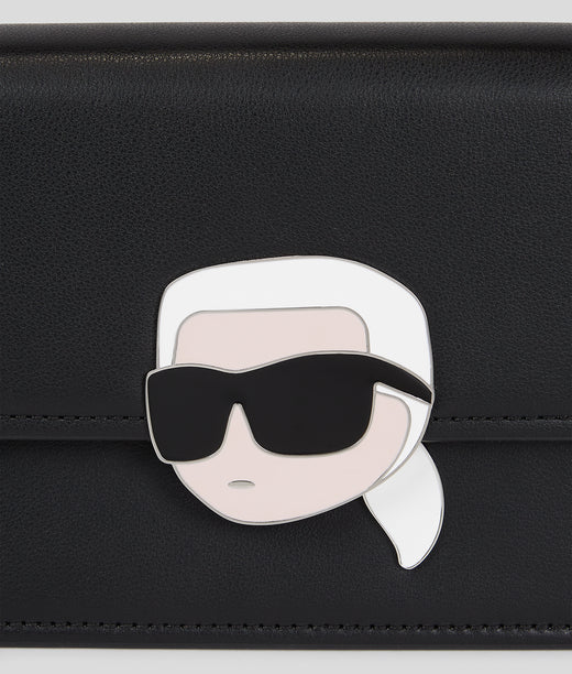 K/IKONIK LOCK LEATHER SHOULDER BAG Women Bags Karl Lagerfeld