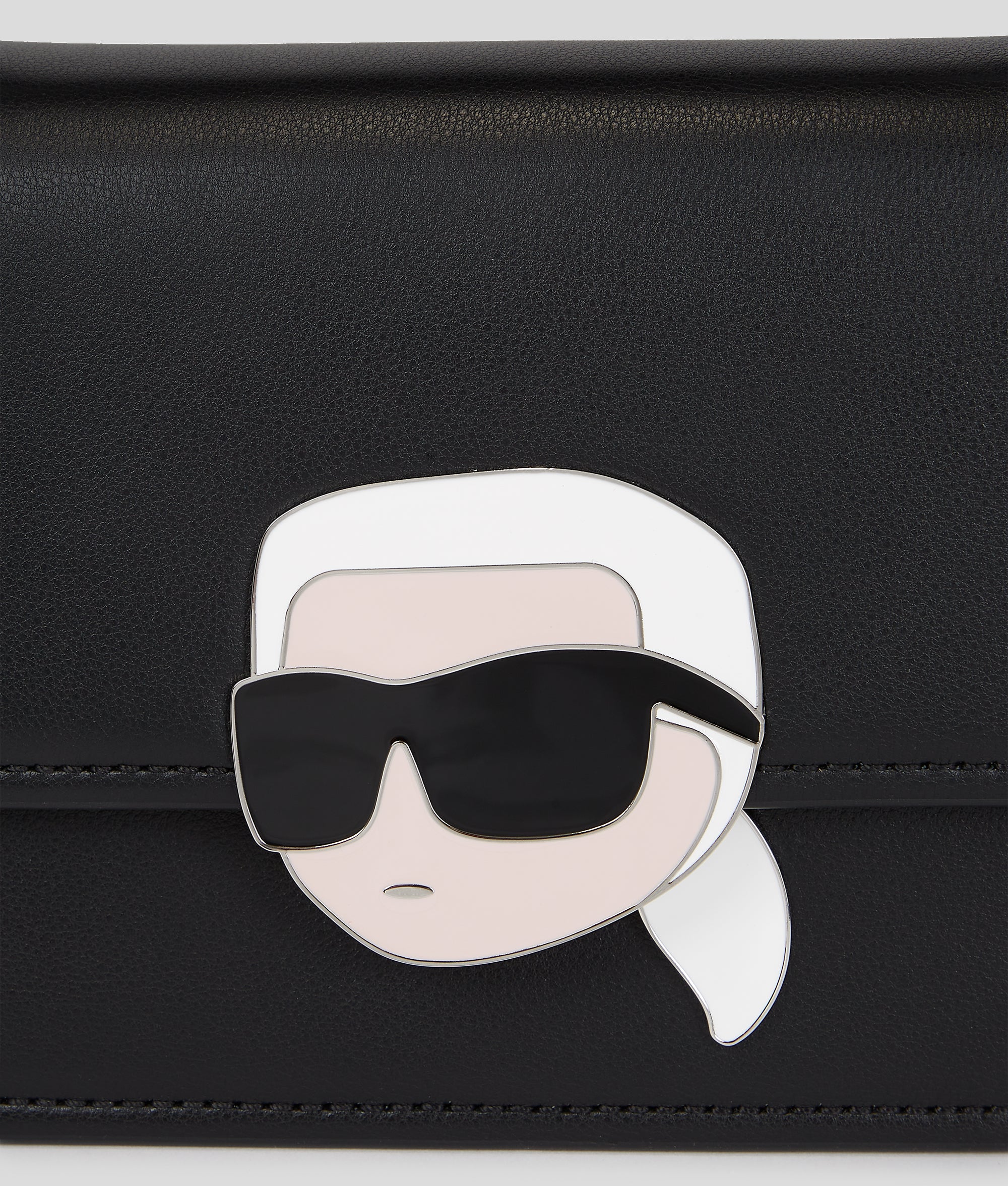 K/IKONIK LOCK LEATHER CROSSBODY BAG Women Bags Karl Lagerfeld