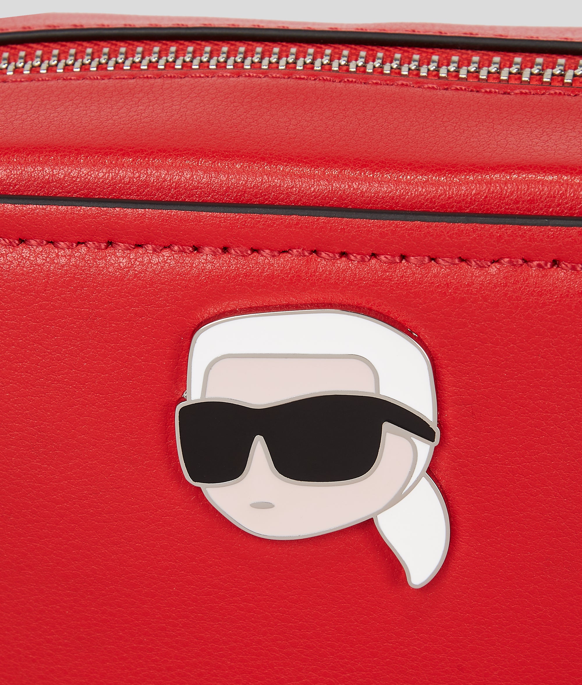 K/IKONIK PIN LEATHER CAMERA BAG Women Bags Karl Lagerfeld