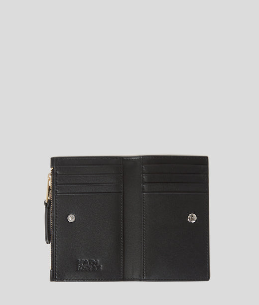 K/SIGNATURE SLIM BI-FOLD CARDHOLDER Women Wallets & Small Accessories Karl Lagerfeld