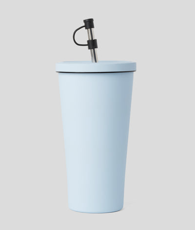 K/ESSENTIAL CUP WITH STRAW Women Home accessories Karl Lagerfeld